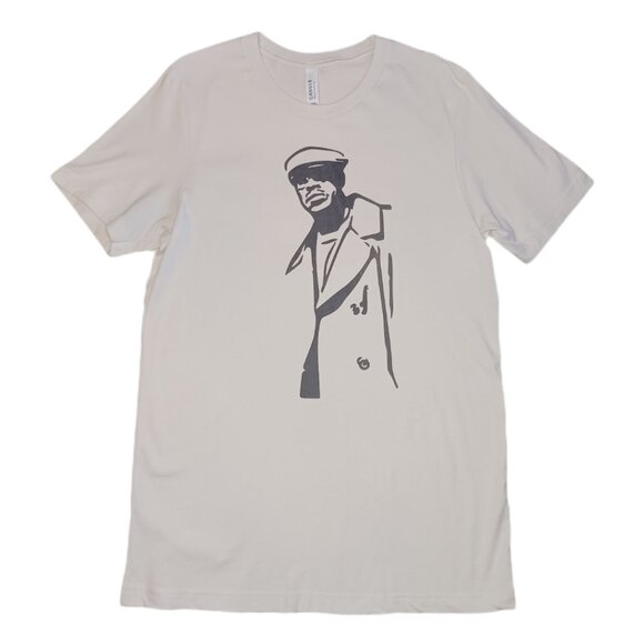 Guru Gang Starr Mens Medium T Shirt Cream Short Sleeve Graphic Hip Hop Tee - Picture 2 of 6